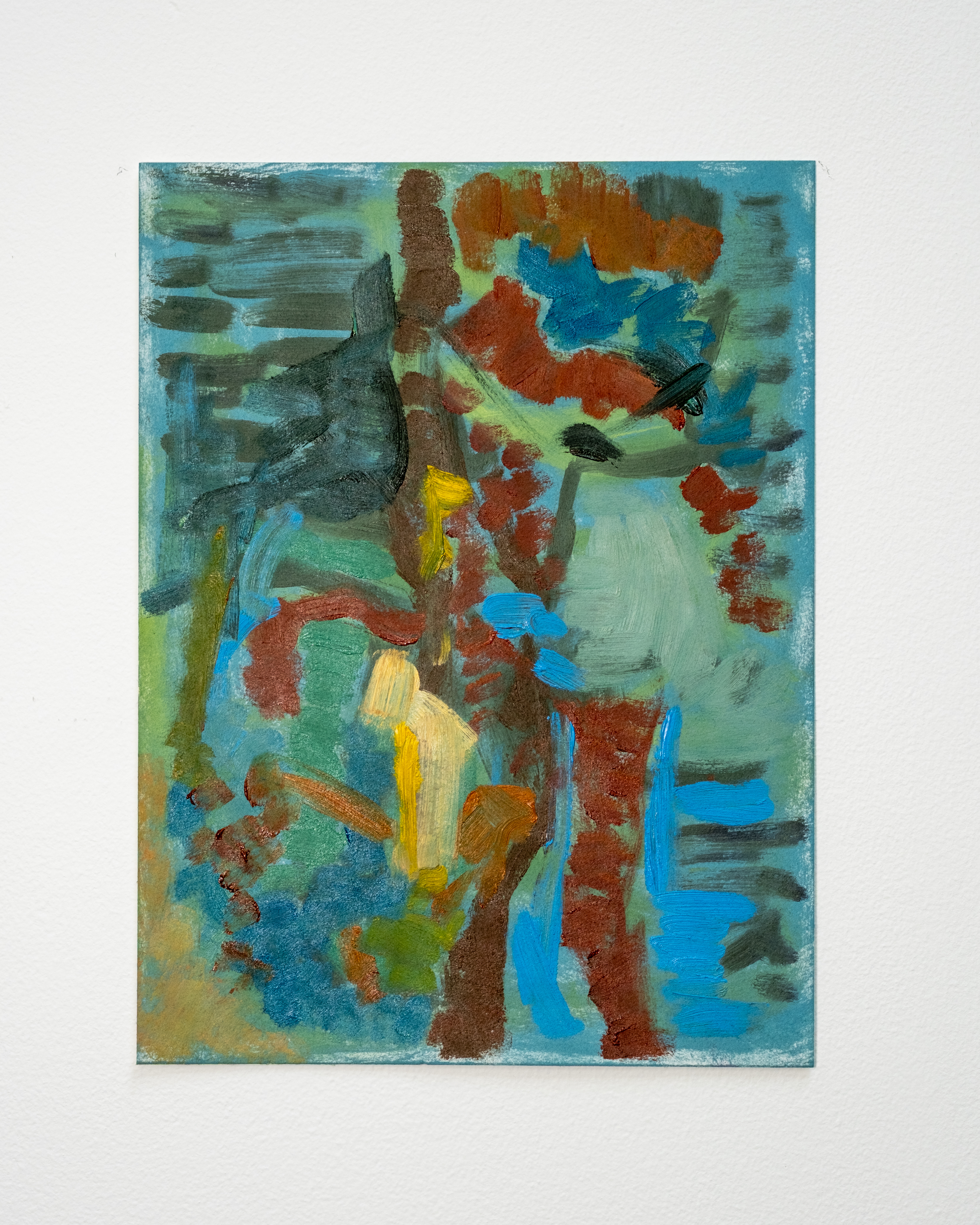 watercolor painting of building near sea